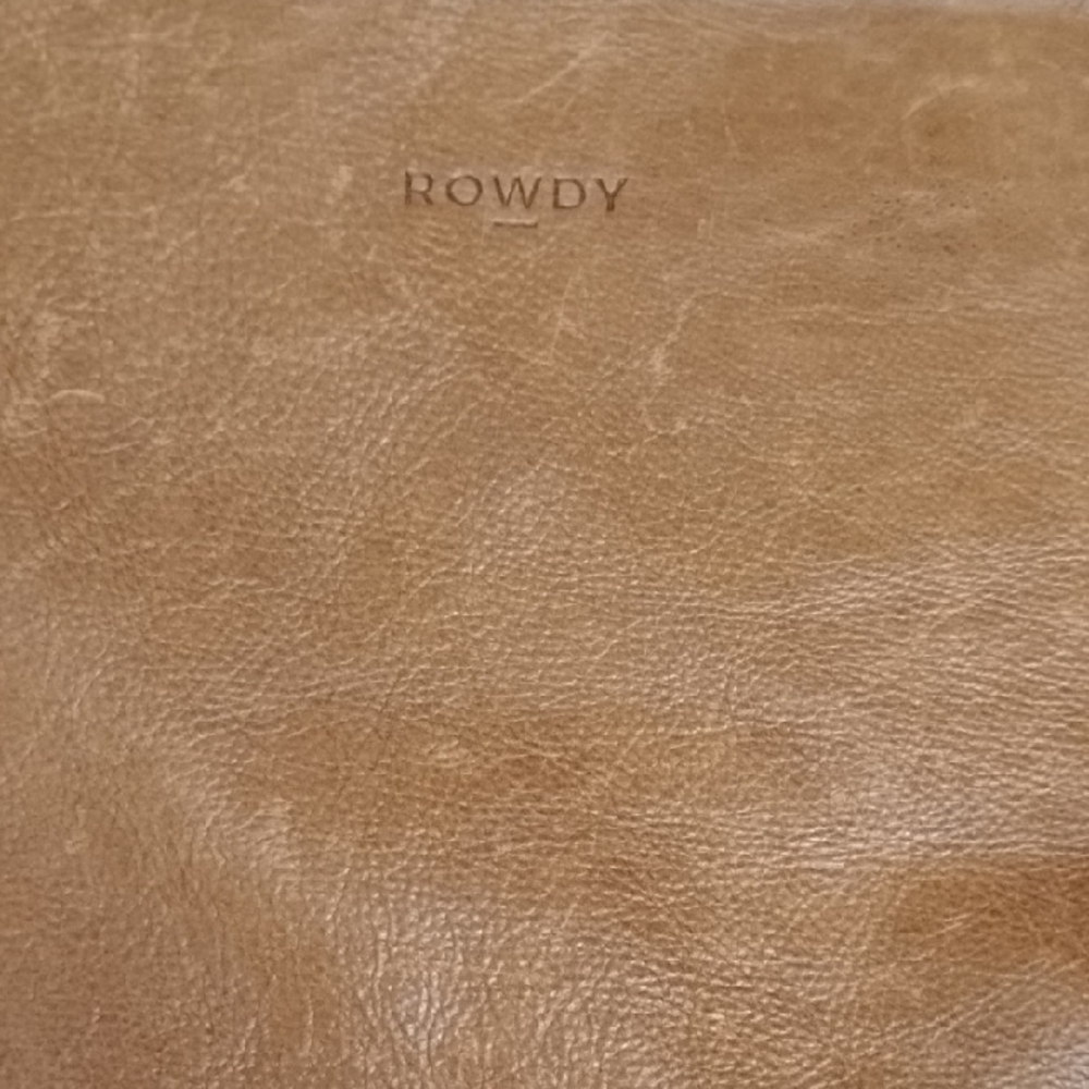 Rowdy Tan Leather Computer Or Ipad Case